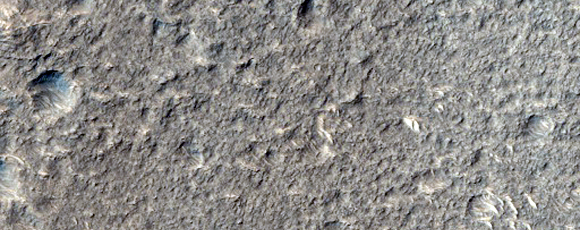 Alluvial Fan on Crater Floor