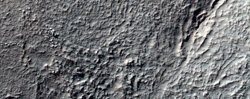 Flow in Northwest Hellas Planitia

