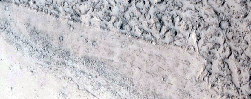 Mound and Lava in Phlegra Region
