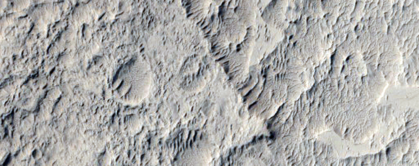 Terrain in Schiaparelli Crater
