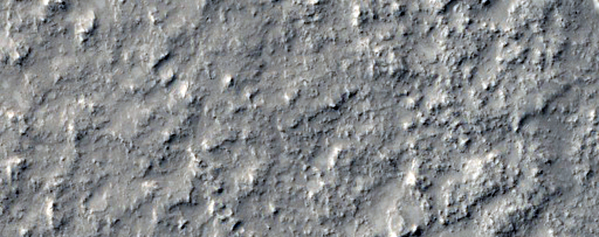 Curved and Branched Ridge and Trough Landforms in East Gusev Crater
