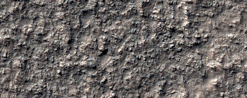 Rocky Terrain in Southeast Hesperia Planum