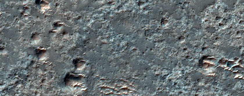 Bedrock on Crater Floor
