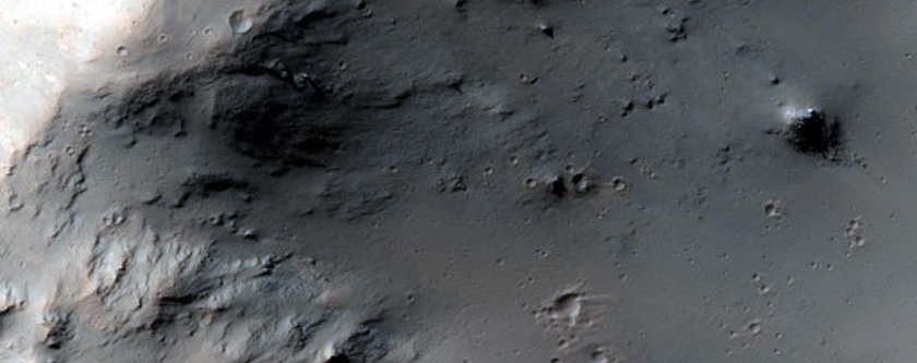 Central Uplift of Large Impact Crater
