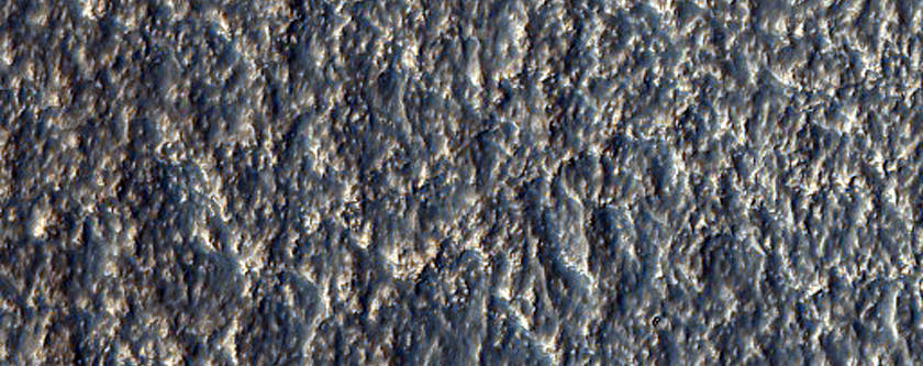 Small Channel in Lyot Crater
