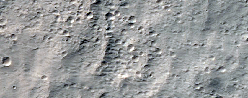 Western Rays and Secondaries of Resen Crater
