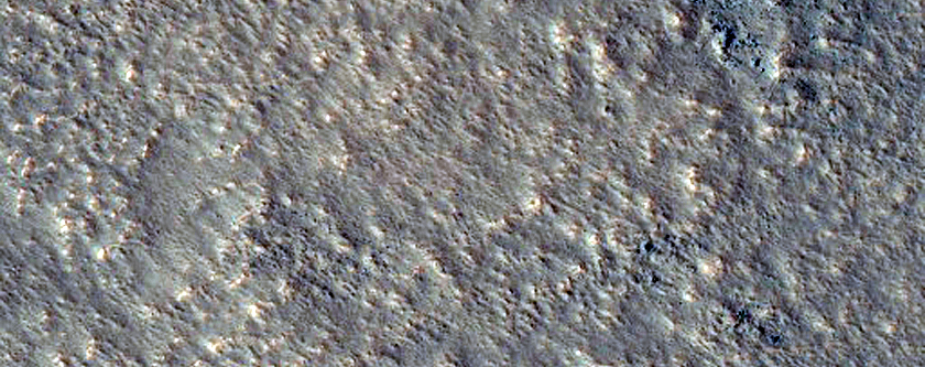 Gullies on Mound West of Perepelkin Crater
