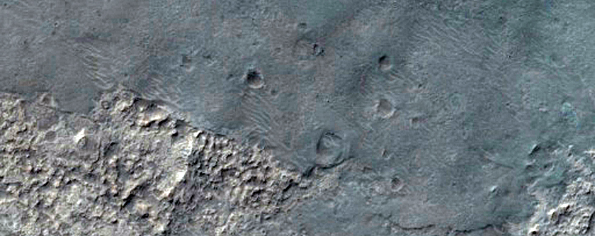 Rock on Plains Near Coprates Chasma
