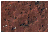 Spider on Edge of South Polar Layered Deposits

