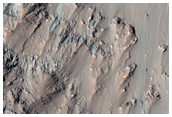 Equator Facing Gullies on Crater in Noachis Terra