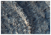 2-Kilometer Crater on South Polar Layered Deposits
