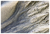Monitor Gullies in Heaviside Crater
