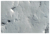 Ridges in Crater Northwest of Cassini Crater
