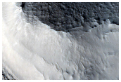 Flow Around Obstacle in Nilosyrtis Mensae
