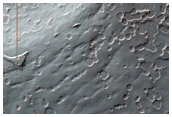 832-Meter Diameter Crater on South Polar Layered Deposits

