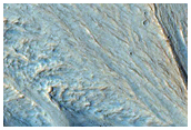 Steep Slopes of Impact Crater
