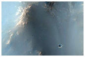 Source of Fan South of Bakhuysen Crater
