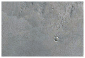 Layers South of Antoniadi Crater

