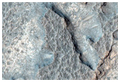 Rock Outcrops on Crater Floor
