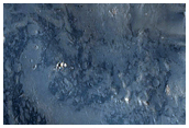 Fractured Terrain North of Oudemans Crater
