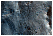 Dipping Layers Against Mesa Near Mamers Valles
