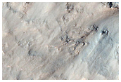 Rim of Southern Mid-Latitude Crater
