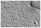 Edge of Lava Flows North of Tharsis Tholus
