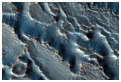 Contact between Upper Plains Unit and Lower Plains in Deuteronilus Mensae
