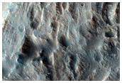 Terminal Lobes of Landslide or Large Debris Flow in Melas Chasma
