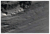 Caldera Wall Shadows of Olympus Mons
