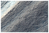 Exposure of South Polar Layered Deposits
