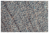 Seasonal Frost Distribution at Site of CTX Image