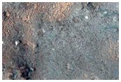 Rocky Exposure from 6-Kilometer Impact Crater
