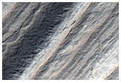 Exposure of South Polar Layered Deposits
