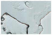 Exposure of South Polar Layered Deposits
