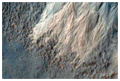 Gullies with Light-Toned Apron Material Near Atlantis Chaos
