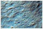 Valleys in Crater in Terra Cimmeria
