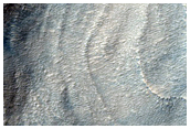 Layers along Wall of Bogia Crater
