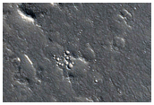 Trum rhych neu ymyl llif yn Utopia Planitia