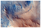 Sediment Lens in Jezero Crater Outlet