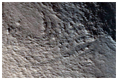 Arc-Shaped Ridge at Base of Valley in Protonilus Mensae
