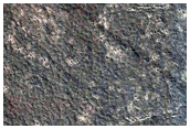 Constriction in Western Arm of Athabasca Valles Flood Lava
