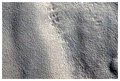 Pits Near Trough in Protonilus Mensae
