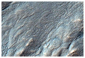 Gullies on Crater Wall
