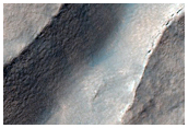 Hollows in Southern Mid-Latitude Crater
