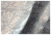 Ridges Near Mound Southeast of Hellas Planitia
