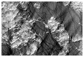 Sample of Surface of Interior Mound in Hale Crater 
