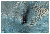 Fractured Crater in Xanthe Terra