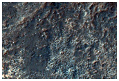 Darker Inverted Terrain Within Light-Toned Possibly Altered Terrain
