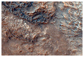 Excellent Bedrock Exposure on Northern Floor of Hellas Planitia
